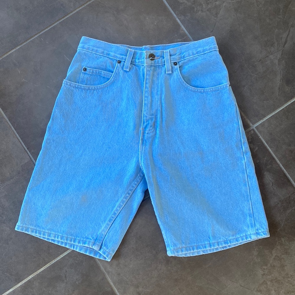 vintage retro bermuda mom shorts light wash size 29